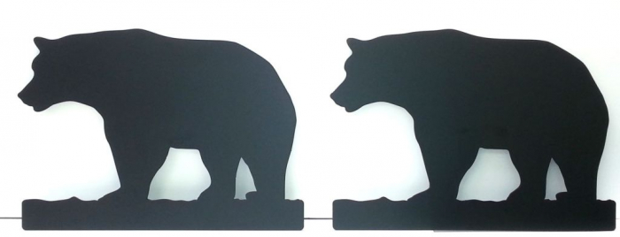 bear lifesize  silhouette 